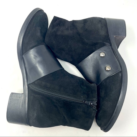 Stelle Monelle Black Suede Leather Ankle Boots – Size 36 (Made in Italy) - Picture 4 of 10